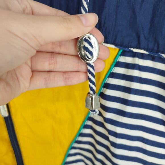 La Costa Spa Los Angeles Vintage Color Block Windbreaker Size Medium - Picture 3 of 7